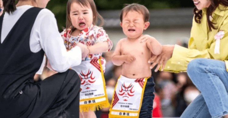 Lomba Menangis untuk Bayi Digelar di Hiroshima pada Hari Anak