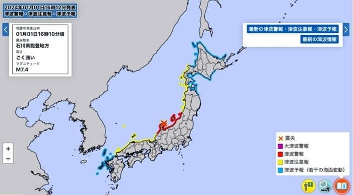 Pakar Peringatkan Kemungkinan Tsunami jika Ada Gempa Baru di Semenanjung Noto