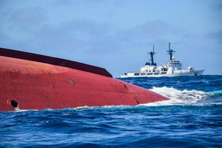 Kapal Tanker Korsel Bawa Delapan WNI Tenggelam di Jepang