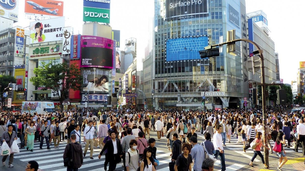 Jembatan Penyeberangan Baru Tingkatkan Kenyamanan di Shibuya