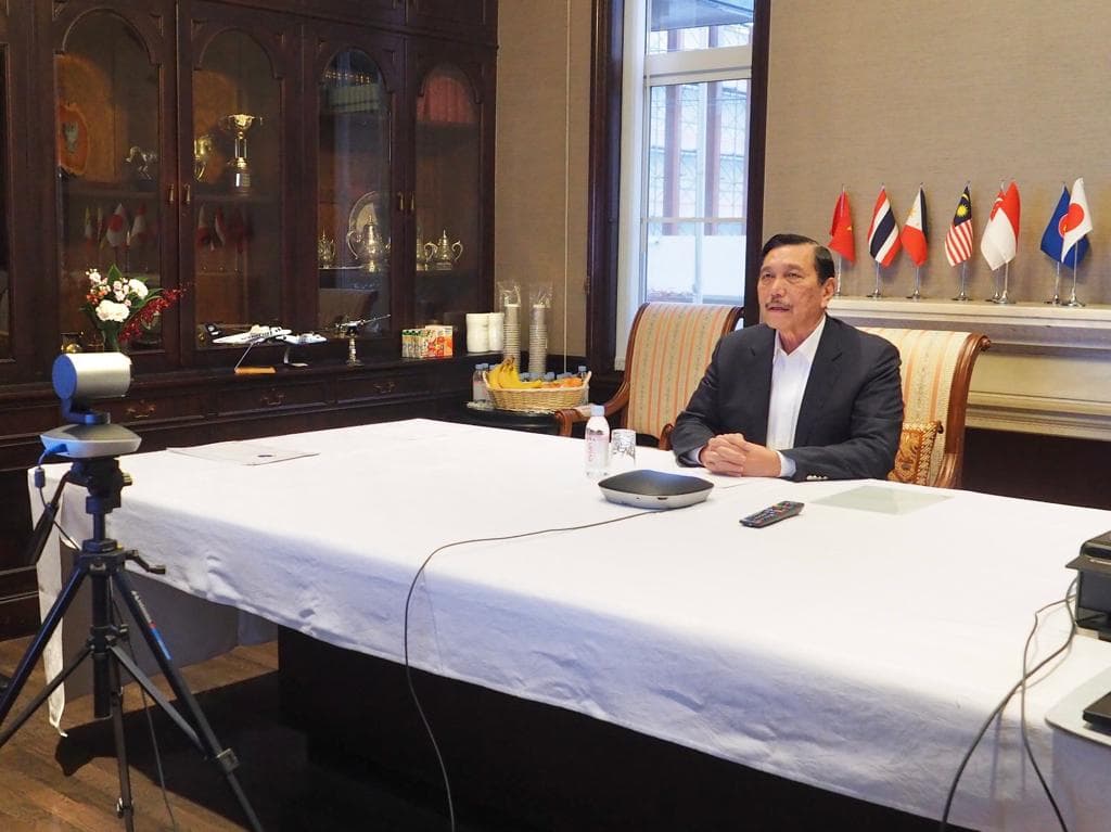 Pidato Kunci Menko Luhut di Forum Asia Pacific Initiative Tokyo Jepang