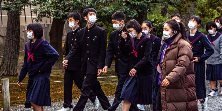 Corona Naik, Jepang tidak berencana Menutup Sekolah