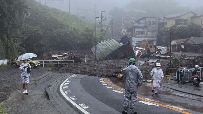 Otoritas Jepang Peringatkan Hujan Ringan Dapat Picu Tanah Longsor