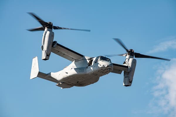 Penerbangan Osprey Dilanjutkan di Pangkalan AS di Okinawa