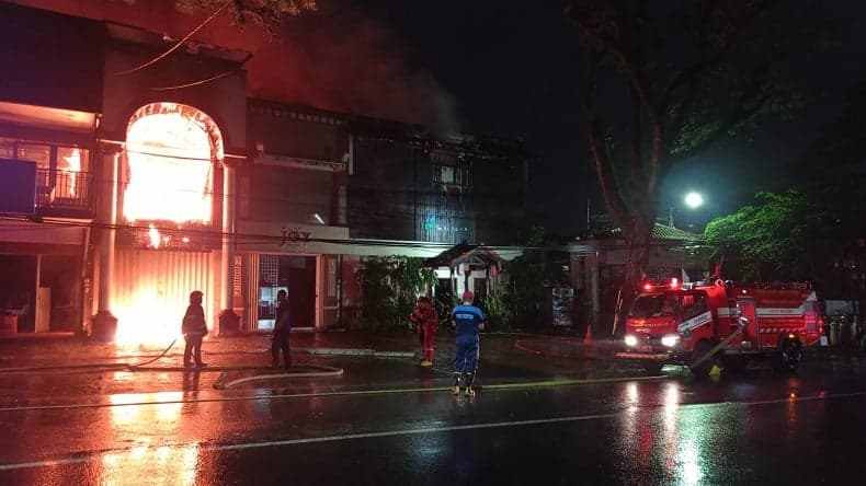 Kebakaran Besar di Wilayah Restoran Kota Kitakyushu Telah Padam