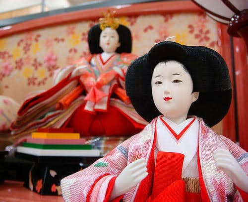 Boneka "Hina" Antik Dipamerkan di Rumah Tua di Okayama