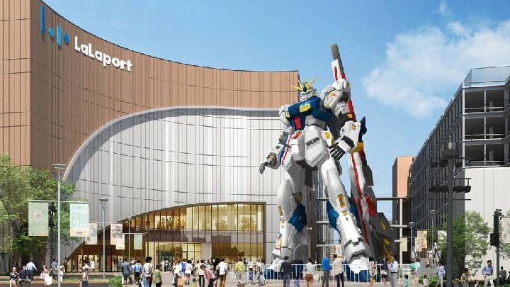 Patung Gundam Ukuran Asli di Yokohama Akan Dibongkar pada Maret