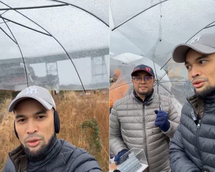 Viral Teuku Wisnu Adzan Pertama di Lokasi yang Akan Dibangun Masjid di Jepang