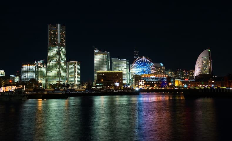 Acara Iluminasi Musim Dingin Tahunan Dimulai di Tepi Laut Yokohama