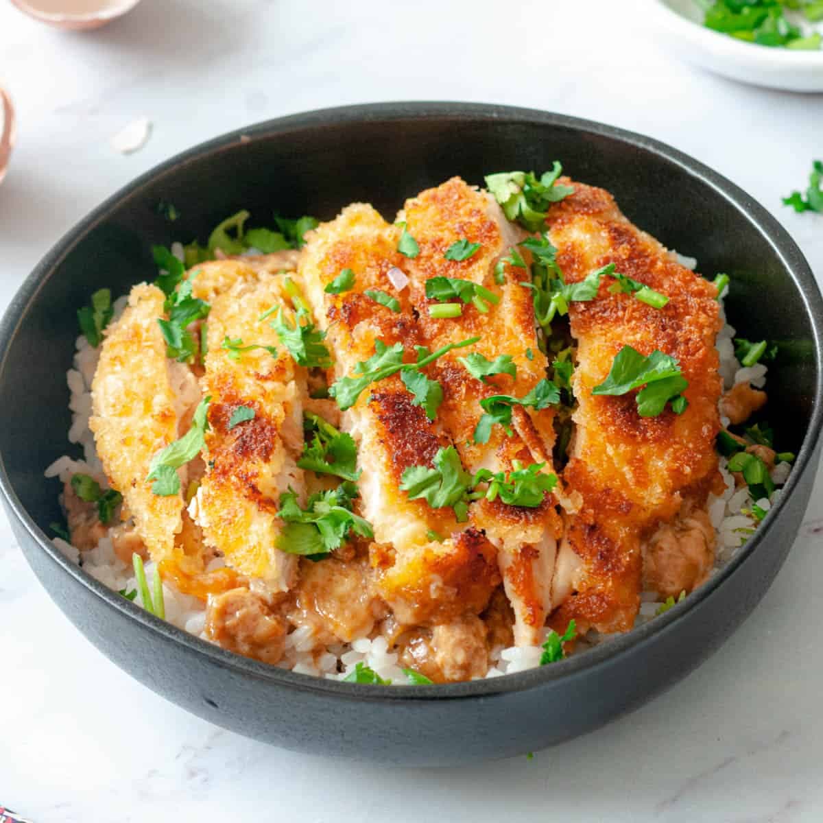 Resep Makan Siang Chicken Katsu Don ala Jepang